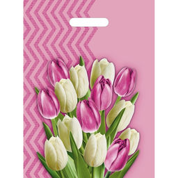 Цена за 50 шт. Пакет «Диана» полиэтиленовый с вырубной ручкой, МИКС, 50 мкм, 30×40 см