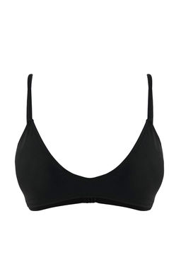 Siyah Bralette Kapl? Bikini Ustu TBESS26BU00009