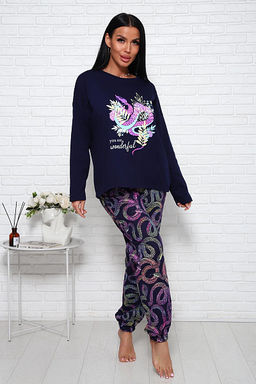 Костюм с брюками (01027. малиновый) - Плиона фото 9