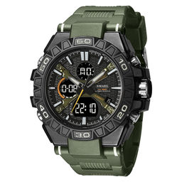 Часы наручные Smael электронные SM8071army-green