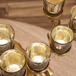 Подсвечник на 6 свечей Олень, 23?28?41 см, алюминий