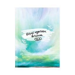 Записная книжка арт. 61700 НЕХВАТКА ВИТАМИНА / А6+, 120х165 мм, 96 л., интегральный переплёт, полноц