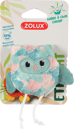 ZOLUX, Игрушка для кошек с кошачьей мятой "Совенок", 9 см, 580743