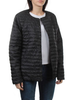 K-527 BLACK Куртка демисезонная стеганая женская (70 гр. холлофайбер) - Fashion фото 6