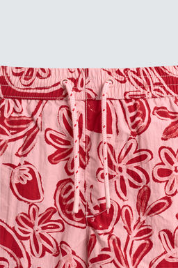 MID-LENGTH FRUIT PRINT SWIMMING TRUNKS - Zara фото 17