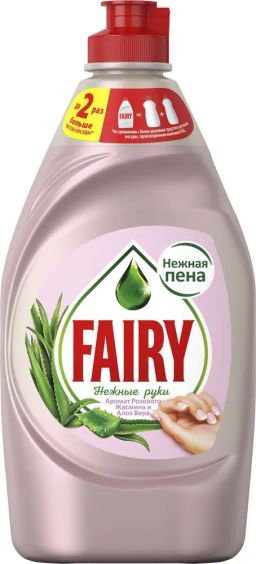 ФЕЙРИ ср-во д/мытья посуды 450мл Нежные Ручки Розовый Жасмин и Алоэ Вера
