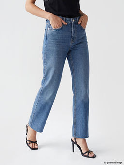 Джинсы женские wide leg