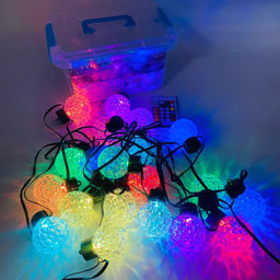 Гирлянда уличная Лампочка прозрачная с солнечной батареей (арт. A614-29) - Ип лебедев о.ю фото 2