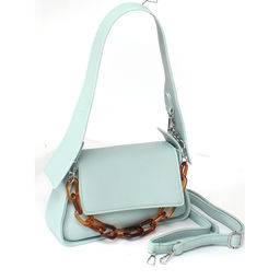 Сумка женская искусственная кожа RSR-Z 2111, 1отд, плечевой ремень, голубой SALE 260072