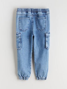 Beli Lastikli Erkek ?ocuk Jogger Jean Pantolon