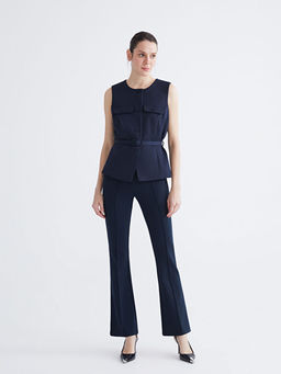 Ekstra Dar Fit ?spanyol Pa?a Kad?n Pantolon