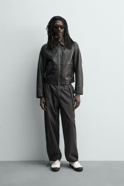 PANTAL?N RELAXED FIT ALGOD?N AARON LEVINE X ZARA / Negro