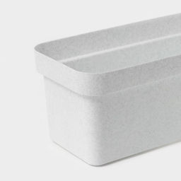 Цена за 2 шт. Ящик балконный для цветов «Эко», 8 л, 40×17×16 см, пластиковый, цвет светлый гранит