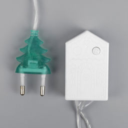 Гирлянда Нить 4 м с насадками Шарик с орнаментом, IP20, прозрачная нить, 20 LED, свечение мульти, 8 режимов, 220 В - Luazon lighting фото 7