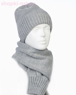 20722 F 1A Брадфорд Комплект женский флис (колпак+шарф) (56-58)