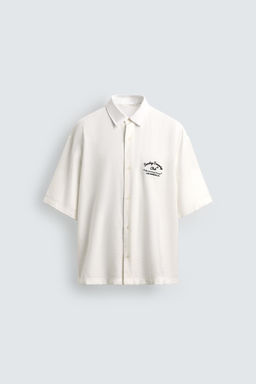 EMBROIDERED FLOWING SHIRT - Zara фото 15