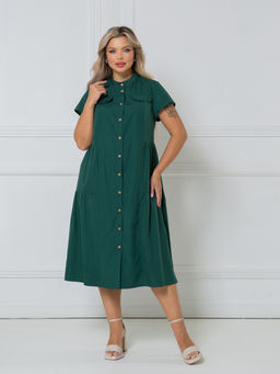 Платье 1338 темно-зеленый