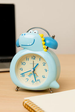 Часы-будильник Dino, blue (6,3х11,2 см)