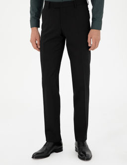 Черные брюки узкого кроя из ткани - Cacharel фото 2