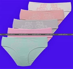Цена за 5 шт. Трусы женские Турция большие размеры арт. 28134 (28131,28132, 28133, 28130) 3XL (50-52) - For you фото 4