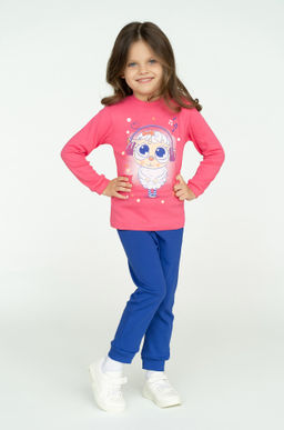 Костюм детский фуксиявасилек рисунок овечка