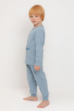 Crockid _ К 1637/пыльно-синий,звездочки пижама д/дет яс  фото 3
