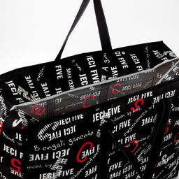 Сумка хозяйственная на молнии, 54 л, 60×20×45 см, чёрная