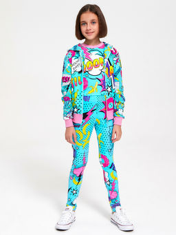 Толстовка "Лето",бирюзовый