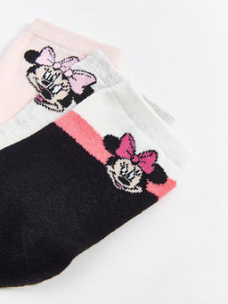 Minnie Mouse Desenli K?z ?ocuk Soket ?orap 3l? - Waikiki фото 3