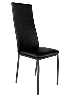 Стул "Бостон" (Стеганный) к\з черный н.черные