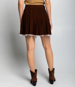 Юбка #КТ622 (4), шоколадный - Dommod фото 4