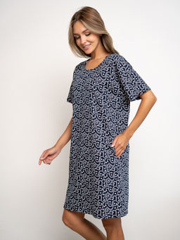 Туника жен.арт.388-13,бело-синяя - Binita фото 2