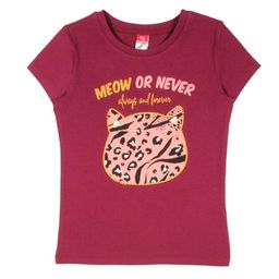 CRB wear/CWK 62462 Футболка для девочки, бордовый/Ex.Cherubino