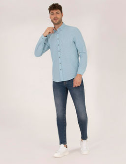 Aqua Slim Fit Uzun Kollu G_mlek