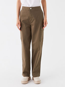 Standart Fit Kad?n Kargo Pantolon