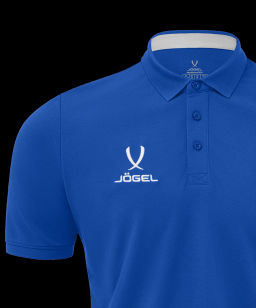 Поло JOGEL PREMIER PerFormDRY CVC Polo, синий  фото 4