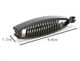 Заколка банан для волос 9 см / T1630 /уп 12/240/