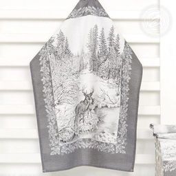 Полотенце 50*60 см. Сочельник рогожка хлопок 100%