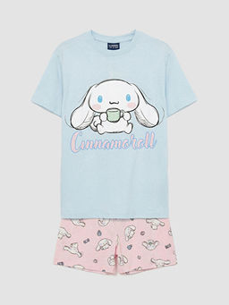 Пижамный комплект для девочек с принтом Cinnamoroll шорты