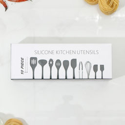 Набор кухонных принадлежностей Black, 10 предметов, чёрный