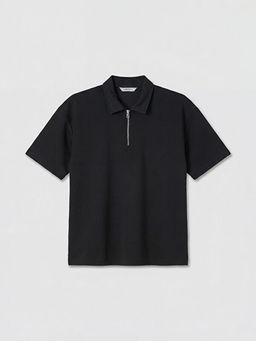 Fermuarl? Polo Yaka Erkek Ti??rt