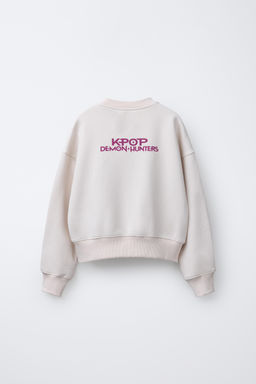 KPOP DEMON HUNTERS NETFLIX  PRINTED SWEATSHIRT - Zara фото 8