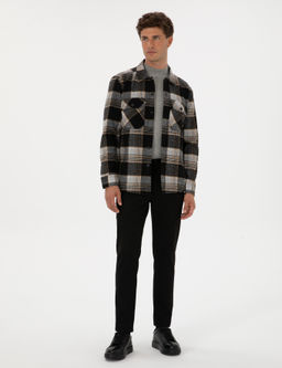 Siyah Comfort Fit Oduncu Uzun Kollu G_mlek - Pierre cardin фото 4
