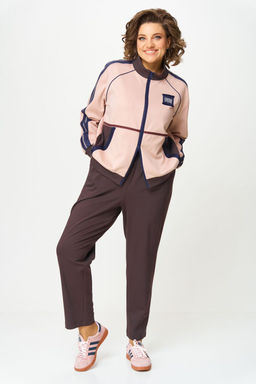 Костюм Aira Style 24241 шоколад+пудра