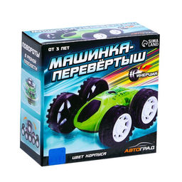 Перевёртыш инерционный Машинка-перевертыш, цвет синий - Автоград фото 5