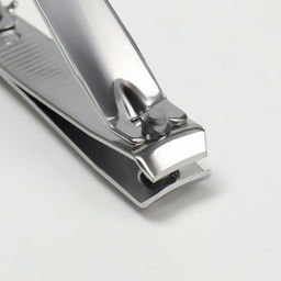 Кусачки книпсер маникюрные, с пилкой, 5.5 см, на блистере, с цепочкой