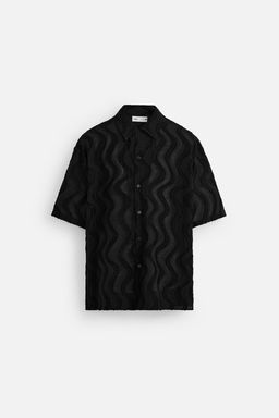 WAVY JACQUARD SHIRT - Zara фото 7