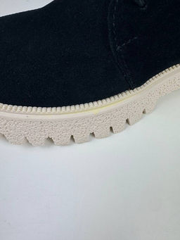 Ботинки 228.V.1541be.Черный замша уценка