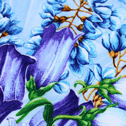 Колокольчики Скатерть рогожка 220х150см, 171г/м2, хлопок 100%, Домашняя мода (Россия)  фото 2