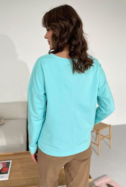 Джемпер Rumoda 2112 бирюза  фото 4